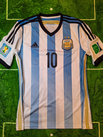 Tricou fotbal Argentina 2014, Messi 10, M