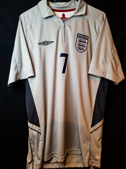 Tricou fotbal de antrenament Anglia, Beckham 7, L