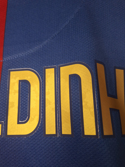 Tricou fotbal Barcelona 2006-2007, Ronaldinho 10, L