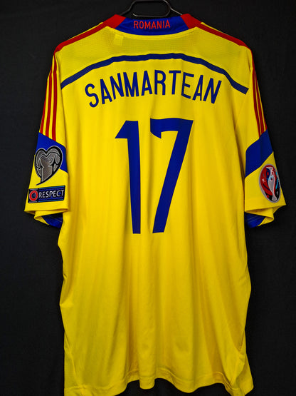 Tricou fotbal Romania 2014, Sânmărtean 17, XL