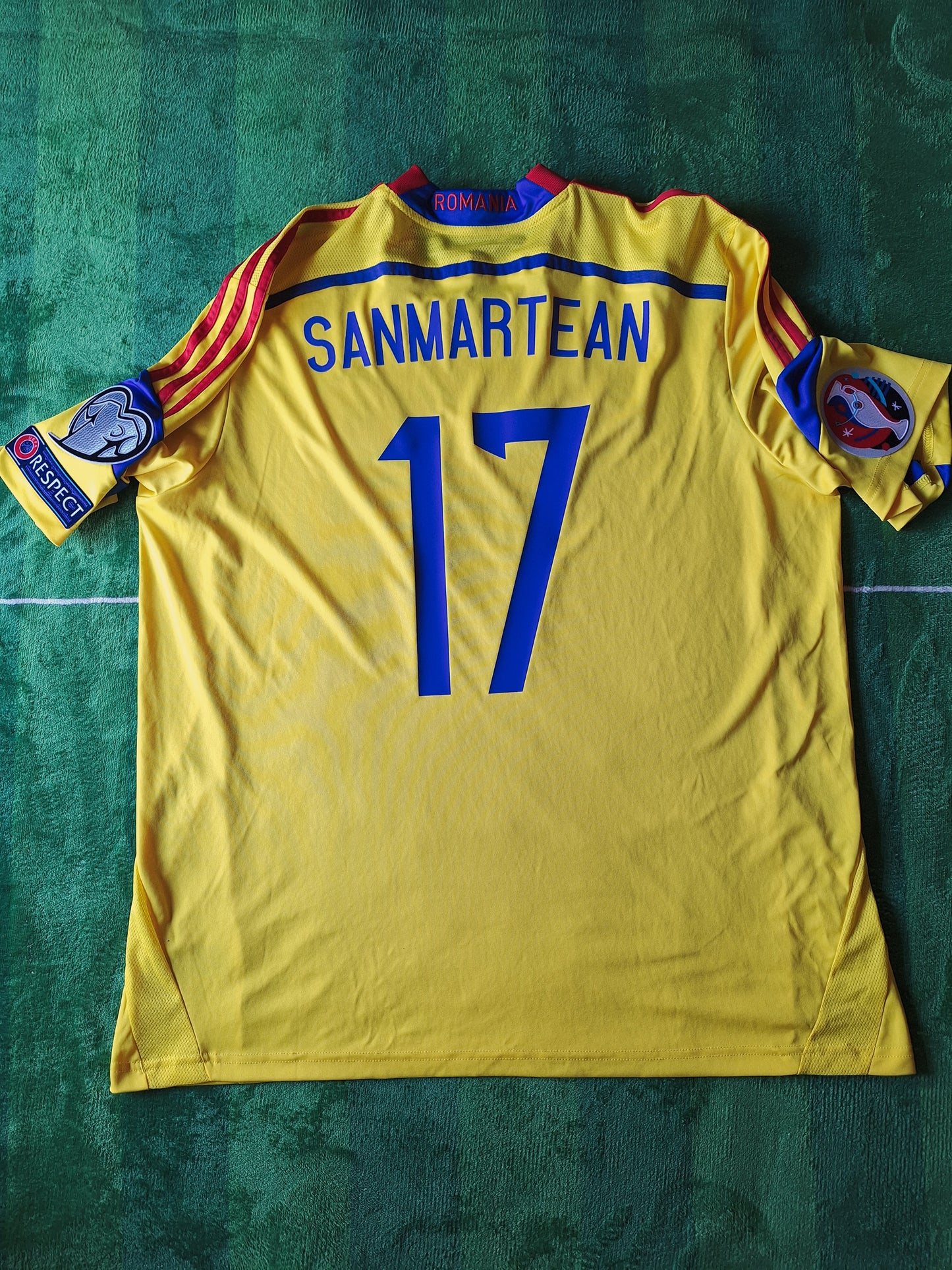 Tricou fotbal Romania 2014, Sânmărtean 17, XL