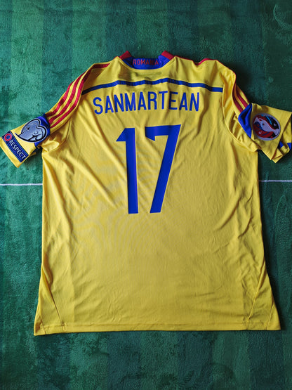 Tricou fotbal Romania 2014, Sânmărtean 17, XL
