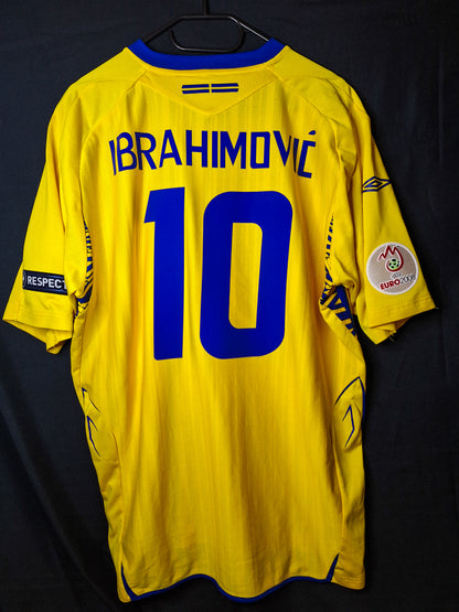 Tricou fotbal Suedia 2008, Ibrahimovic 10, XL
