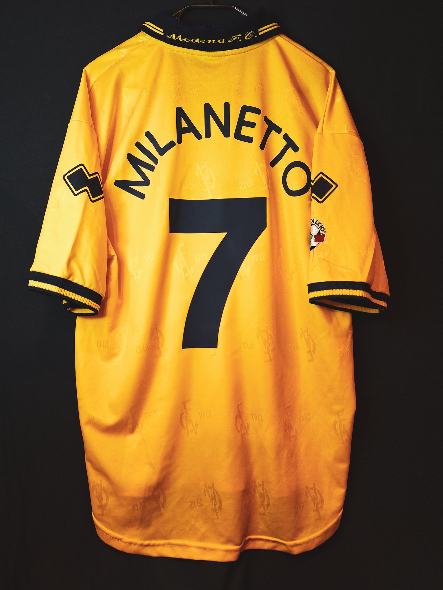 Tricou fotbal Modena 2003-2004, Milanetto 7, XL/XXL