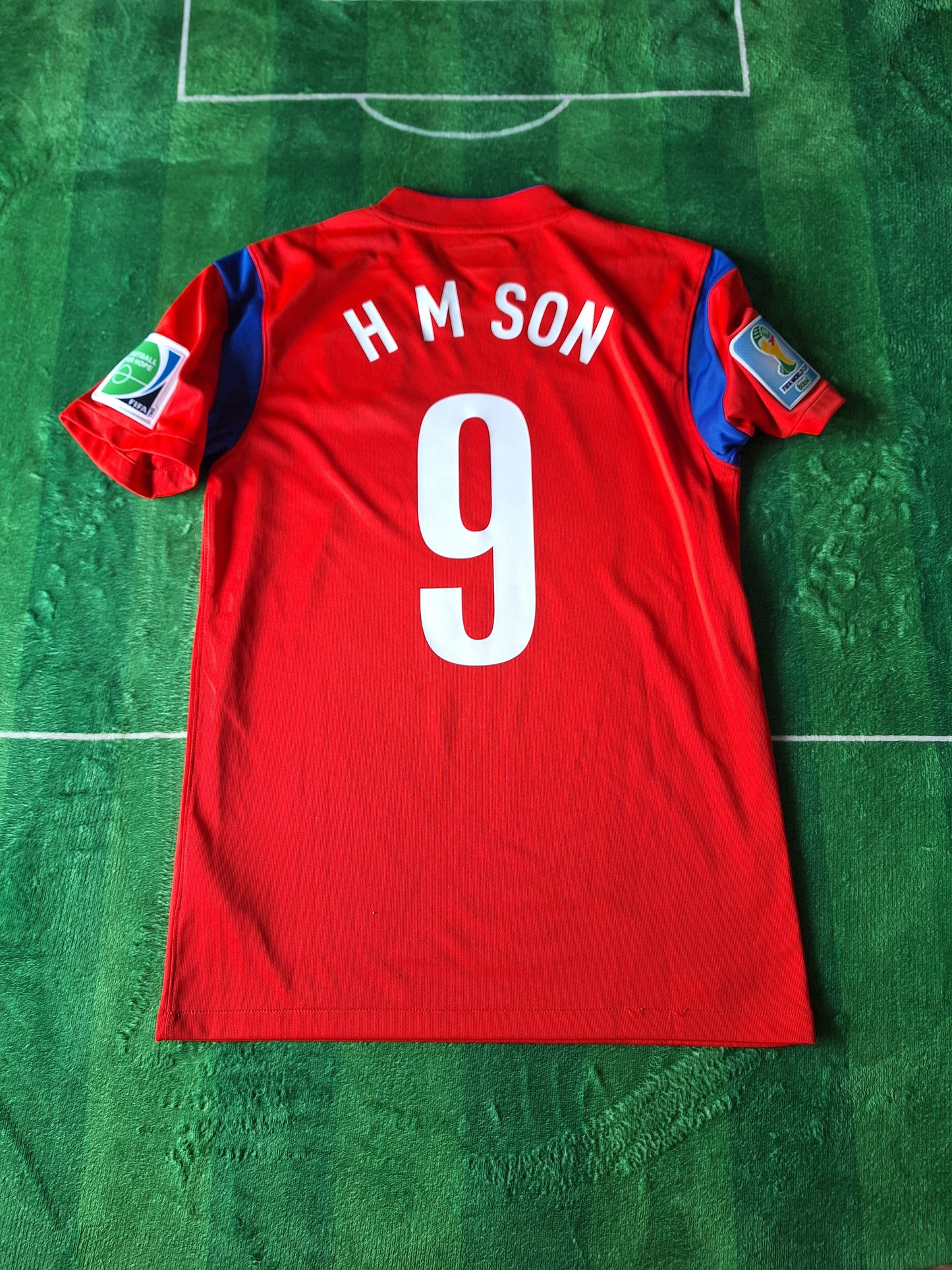 Tricou fotbal Coreea de Sud, Heung Ming Son 9, S