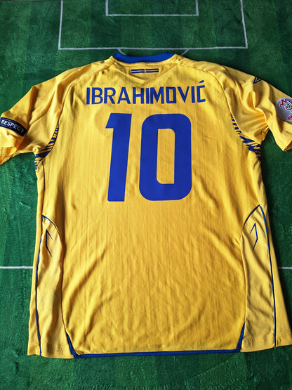 Tricou fotbal Suedia 2008, Ibrahimovic 10, XL