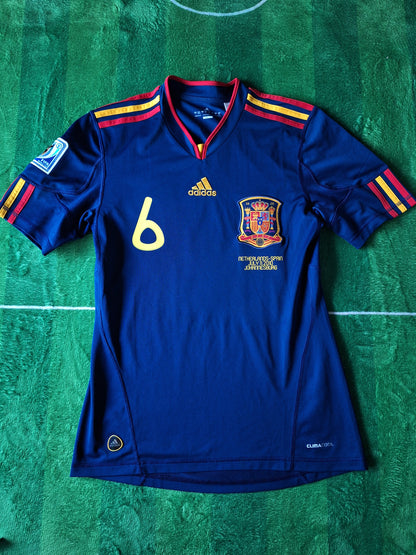 Tricou fotbal Spania 2010, Iniesta 6, S
