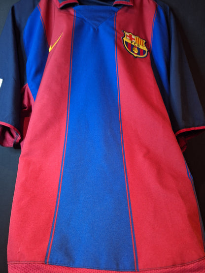 Tricou fotbal Barcelona 2003 2004, Ronaldinho 10, L