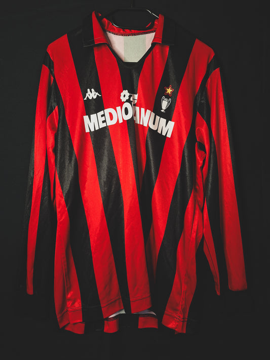 Tricou fotbal AC Milan 1990, Gullit 10, M