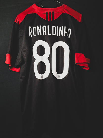 Tricou fotbal AC Milan, Ronaldinho 80, XL