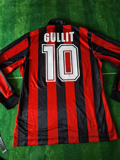Tricou fotbal AC Milan 1990, Gullit 10, M