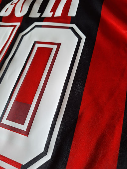 Tricou fotbal AC Milan 1990, Gullit 10, M