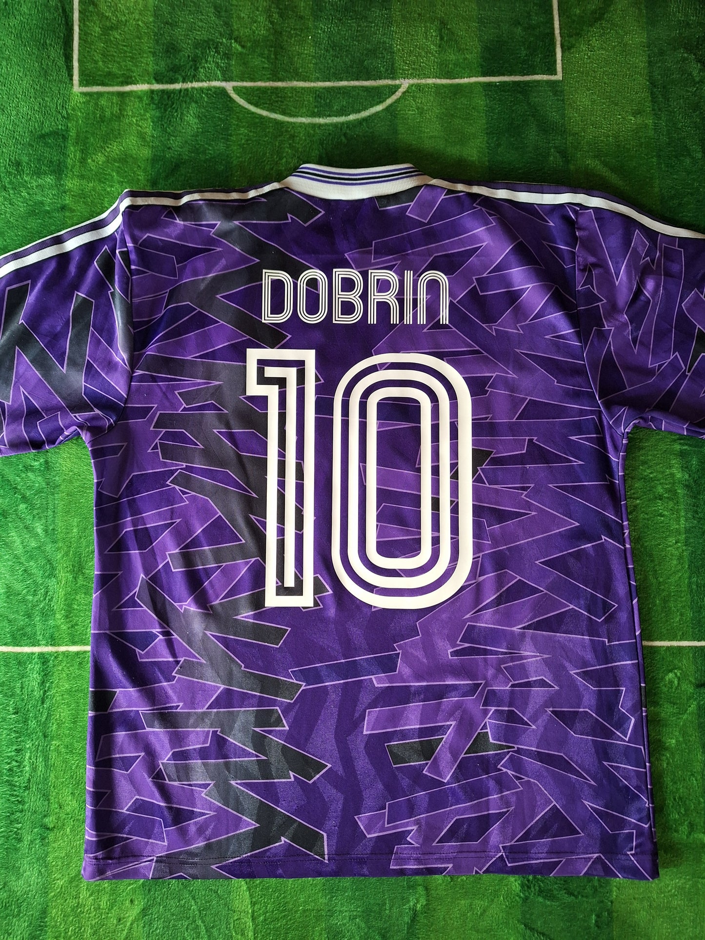 Tricou fotbal FC Argeș retro, Dobrin 10, L