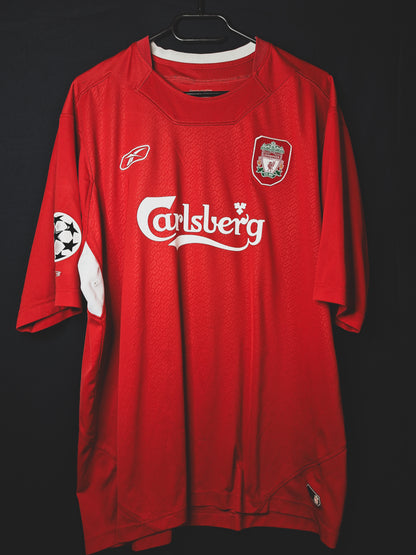 Tricou fotbal Liverpool 2005, Gerrard 8, 2XL