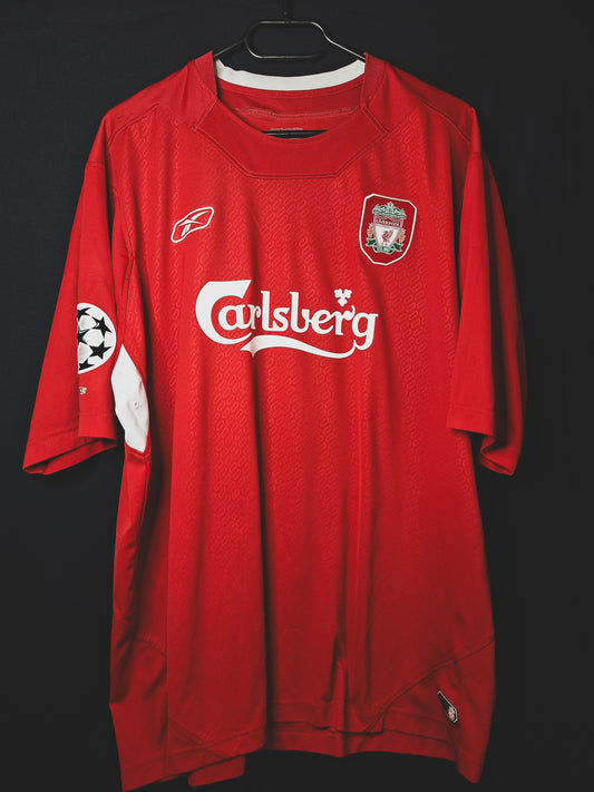 Tricou fotbal Liverpool 2005, Gerrard 8, 2XL