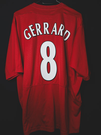 Tricou fotbal Liverpool 2005, Gerrard 8, 2XL