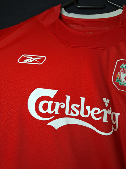 Tricou fotbal Liverpool 2005, Gerrard 8, 2XL