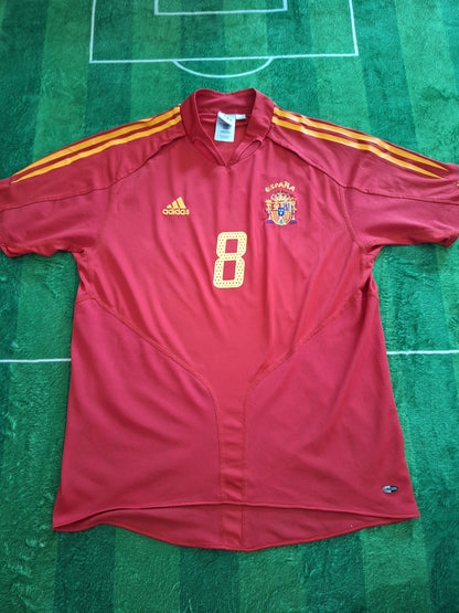 Tricou fotbal Spania 2004, Ruben Baraja, L