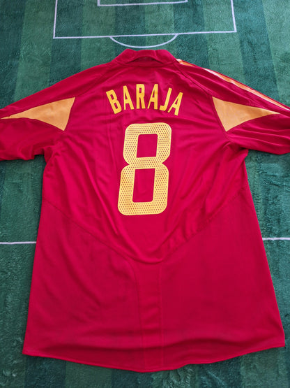 Tricou fotbal Spania 2004, Ruben Baraja, L