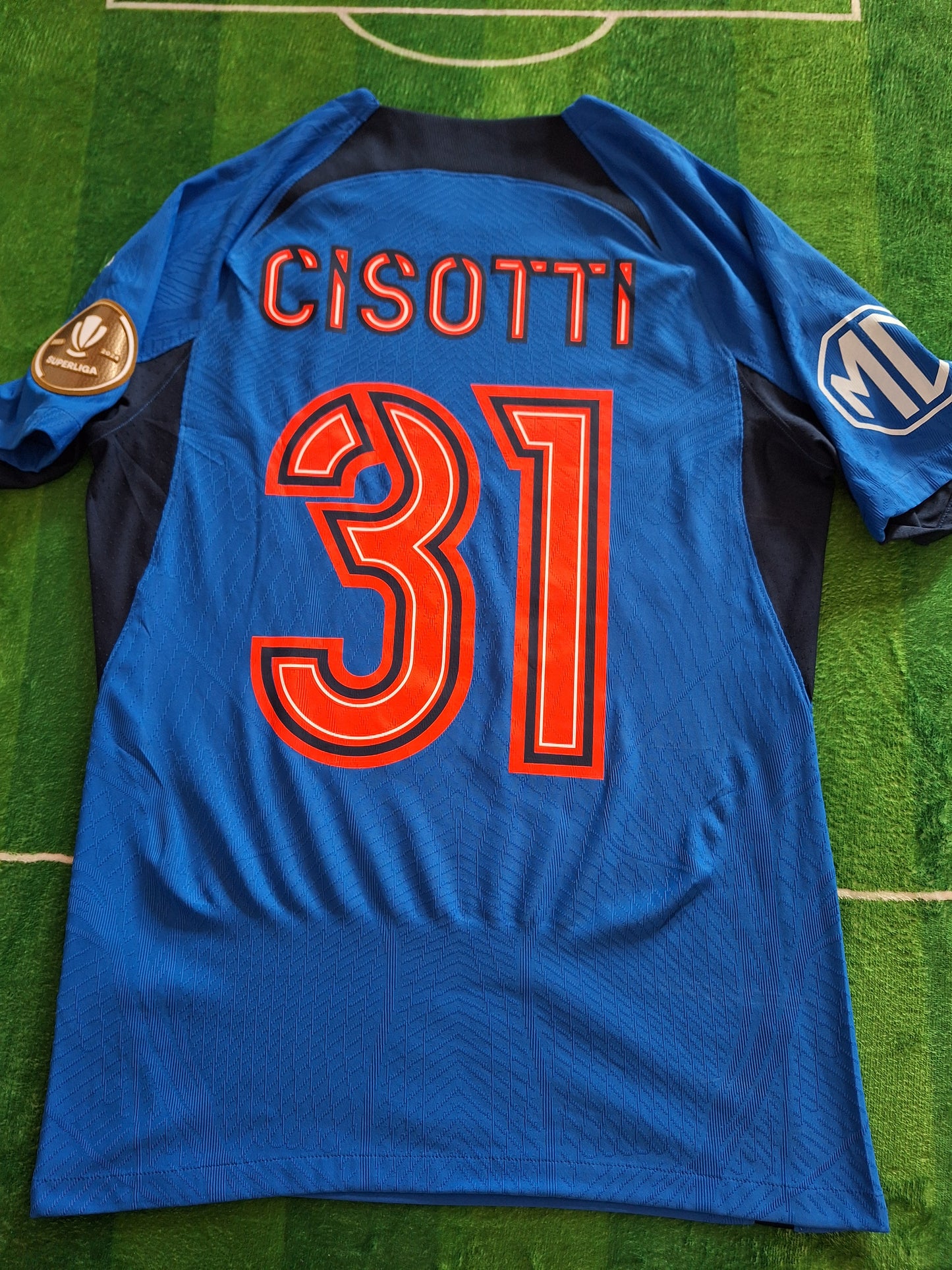 Tricou fotbal de joc FCSB 2024-2025, Cisotti 31, M