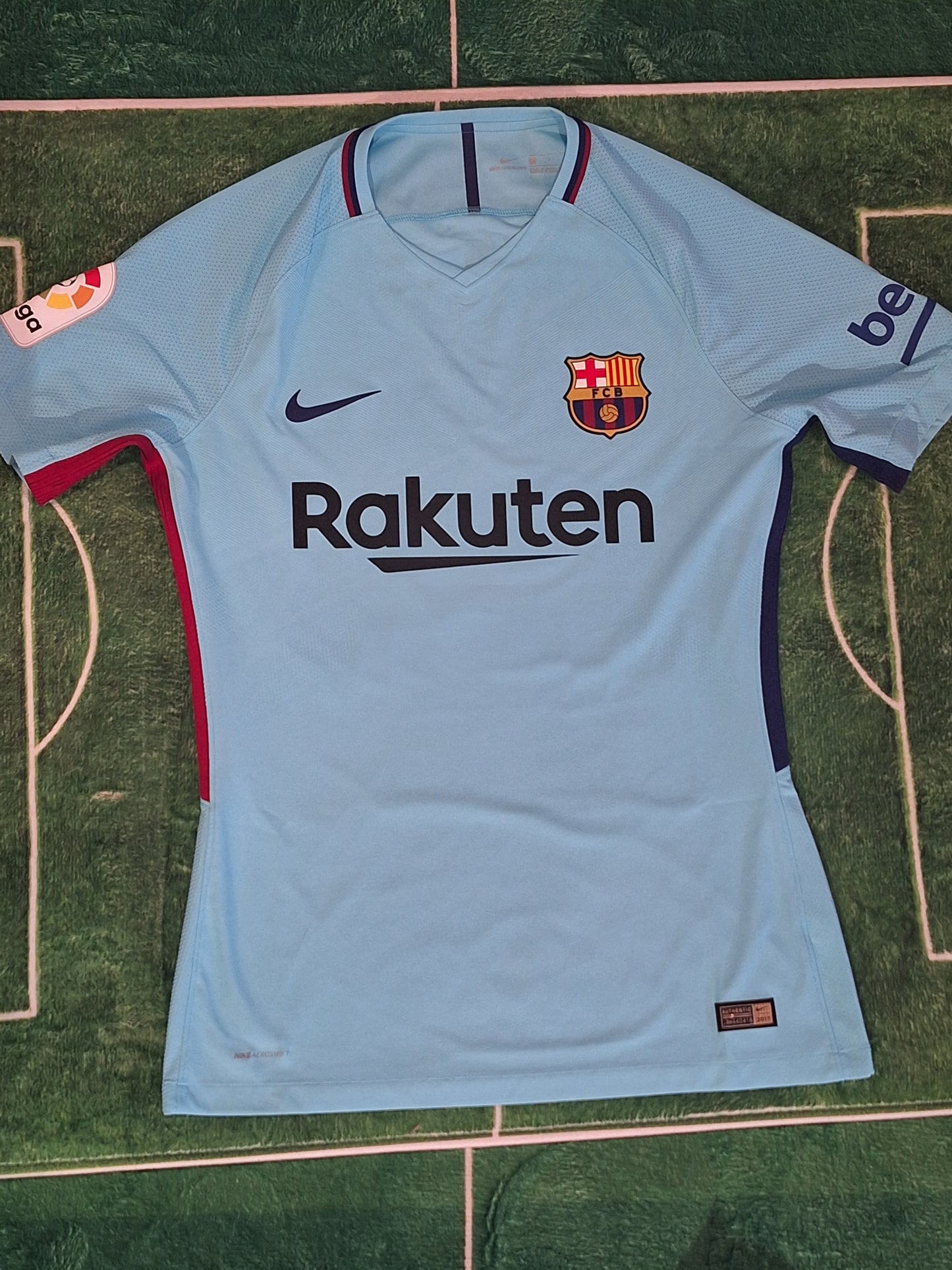 Tricou fotbal Barcelona player issue 2017-2018, Suarez 9, L/M