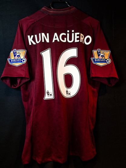 Tricou fotbal Manchester City Oasis 2012-2013, Kun Aguero 16, M
