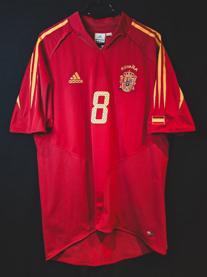 Tricou fotbal Spania 2004, Ruben Baraja, L