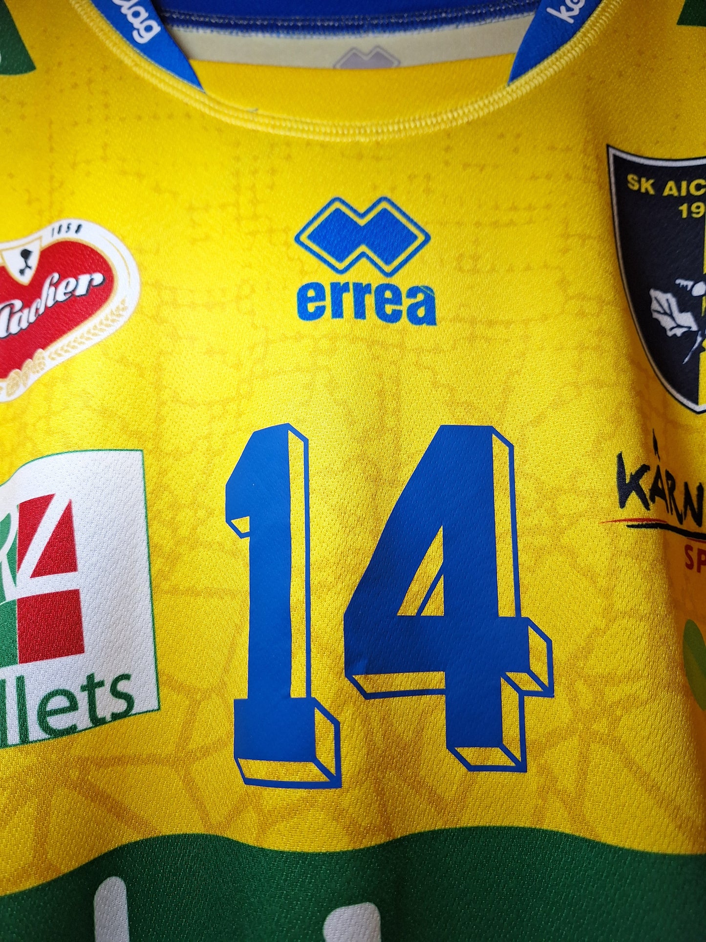 Tricou volei SK Aich/Dob match worn, Kitzinger 14, M/L