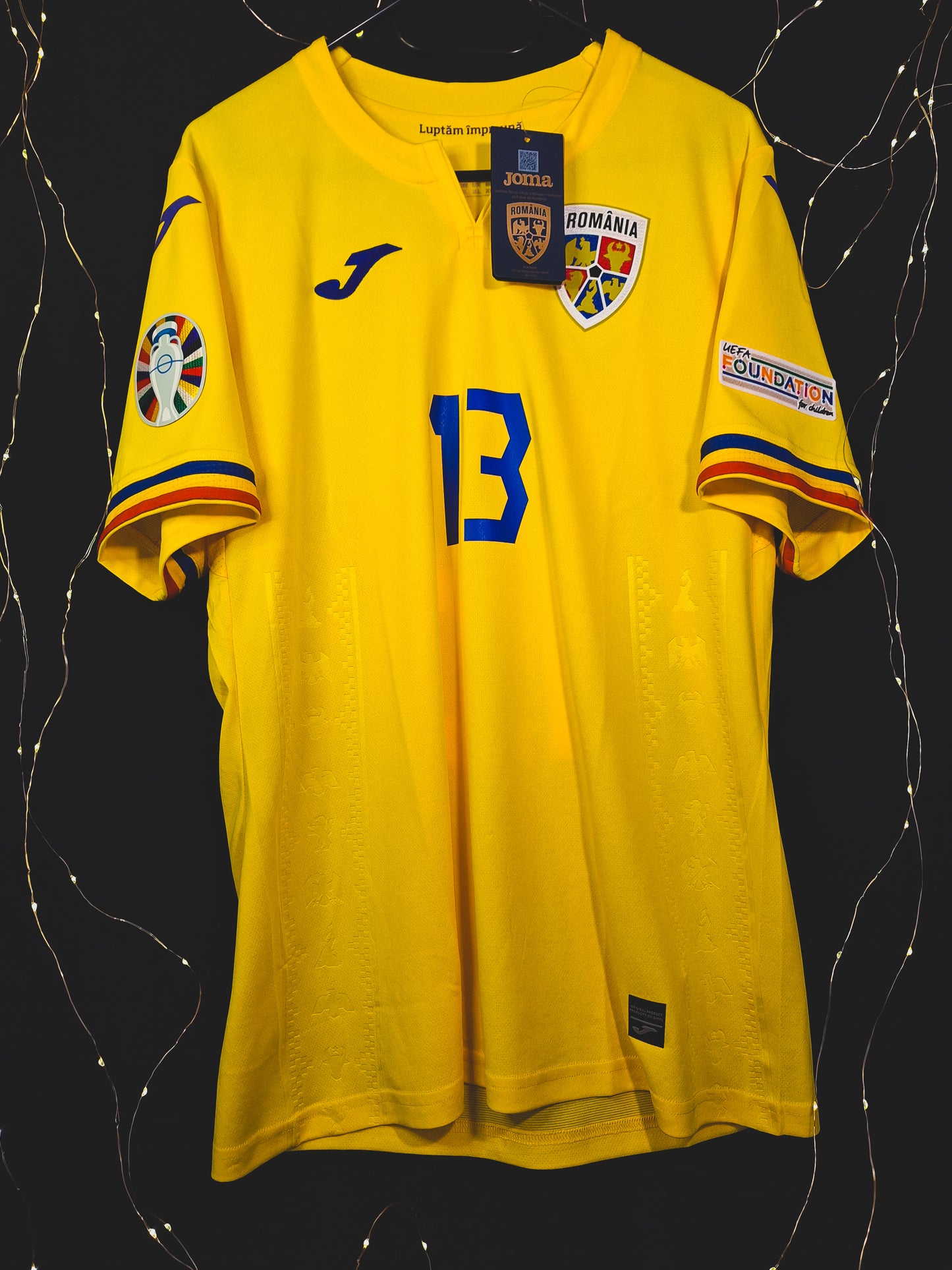 Tricou fotbal România 2024, Mihăilă 13, L/XL