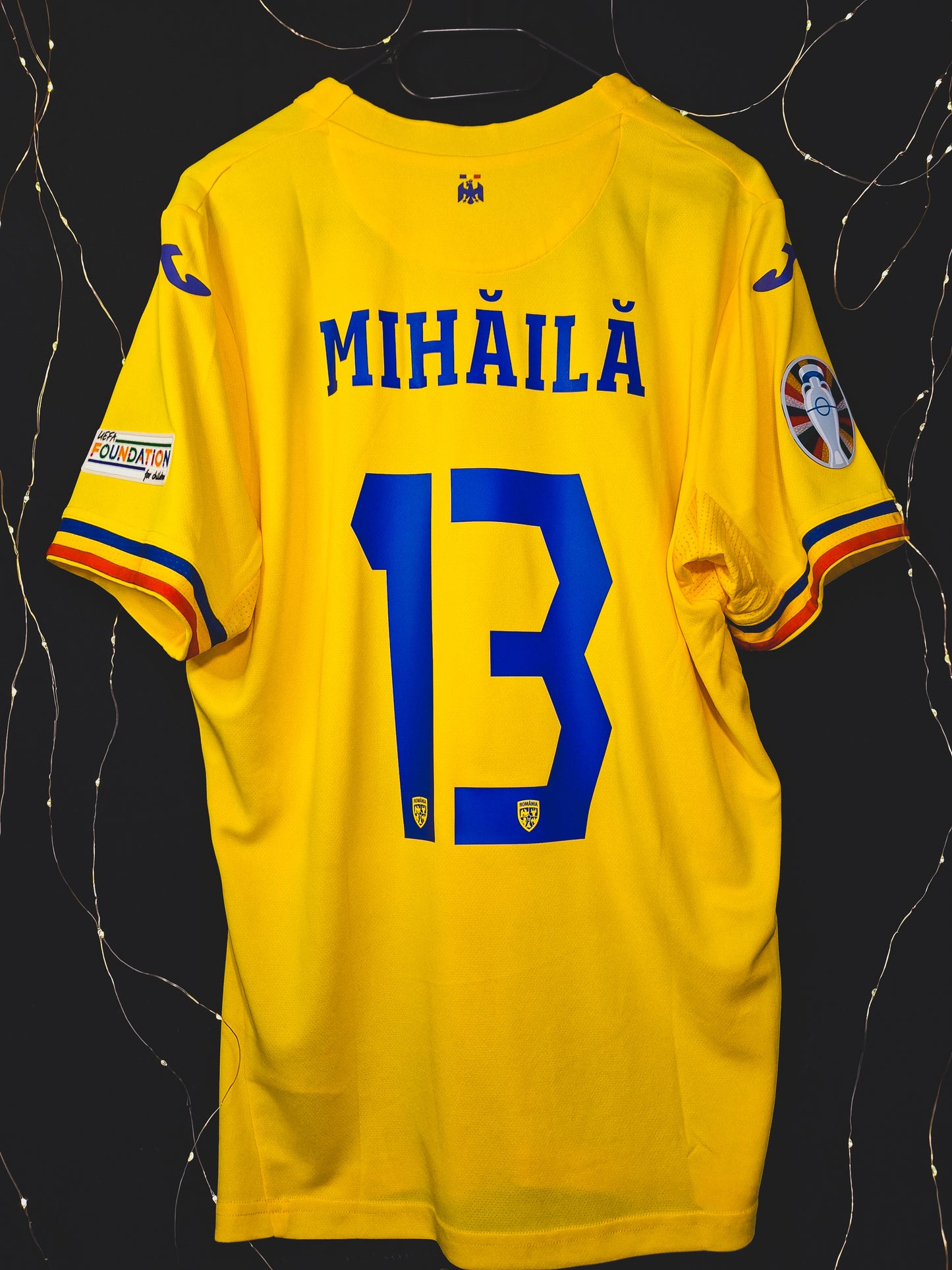 Tricou fotbal România 2024, Mihăilă 13, L/XL