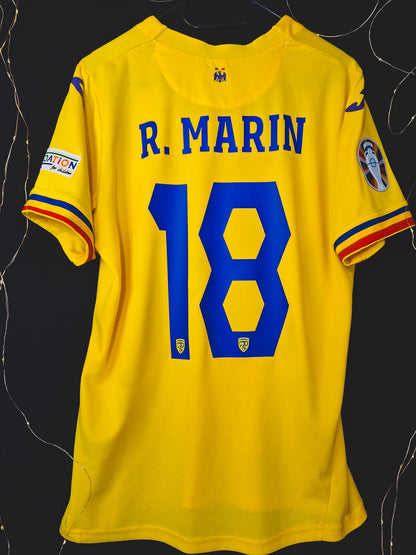 Tricou fotbal Romania 2024, Răzvan Marin, M/L