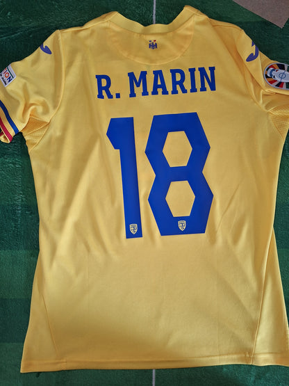 Tricou fotbal Romania 2024, Răzvan Marin, M/L