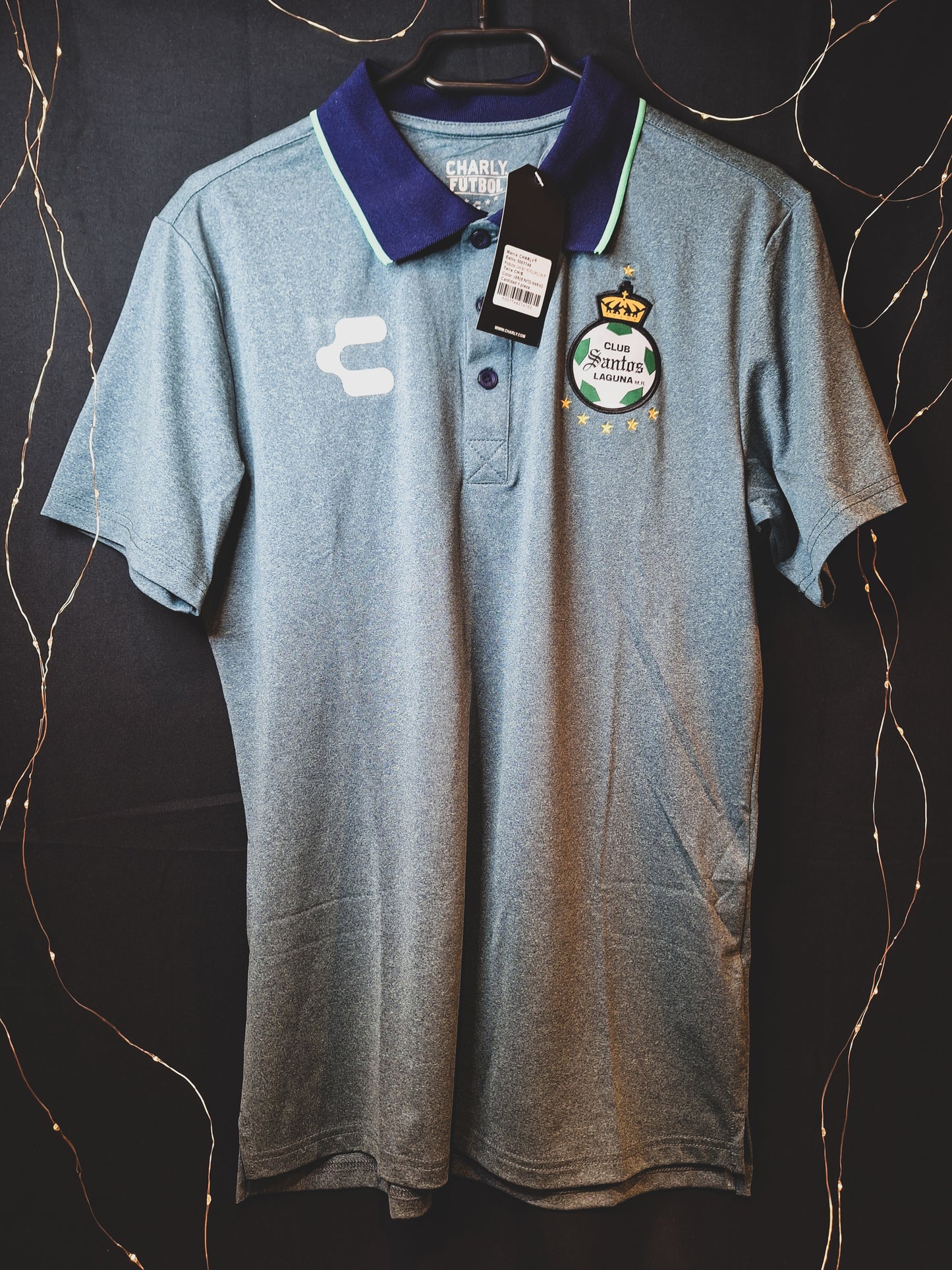 Tricou polo de antrenament/prezentare/casual Santos Laguna, S/M