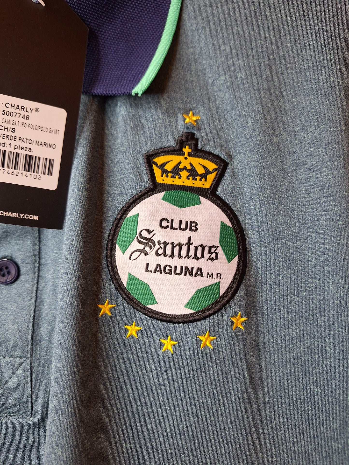 Tricou polo de antrenament/prezentare/casual Santos Laguna, S/M