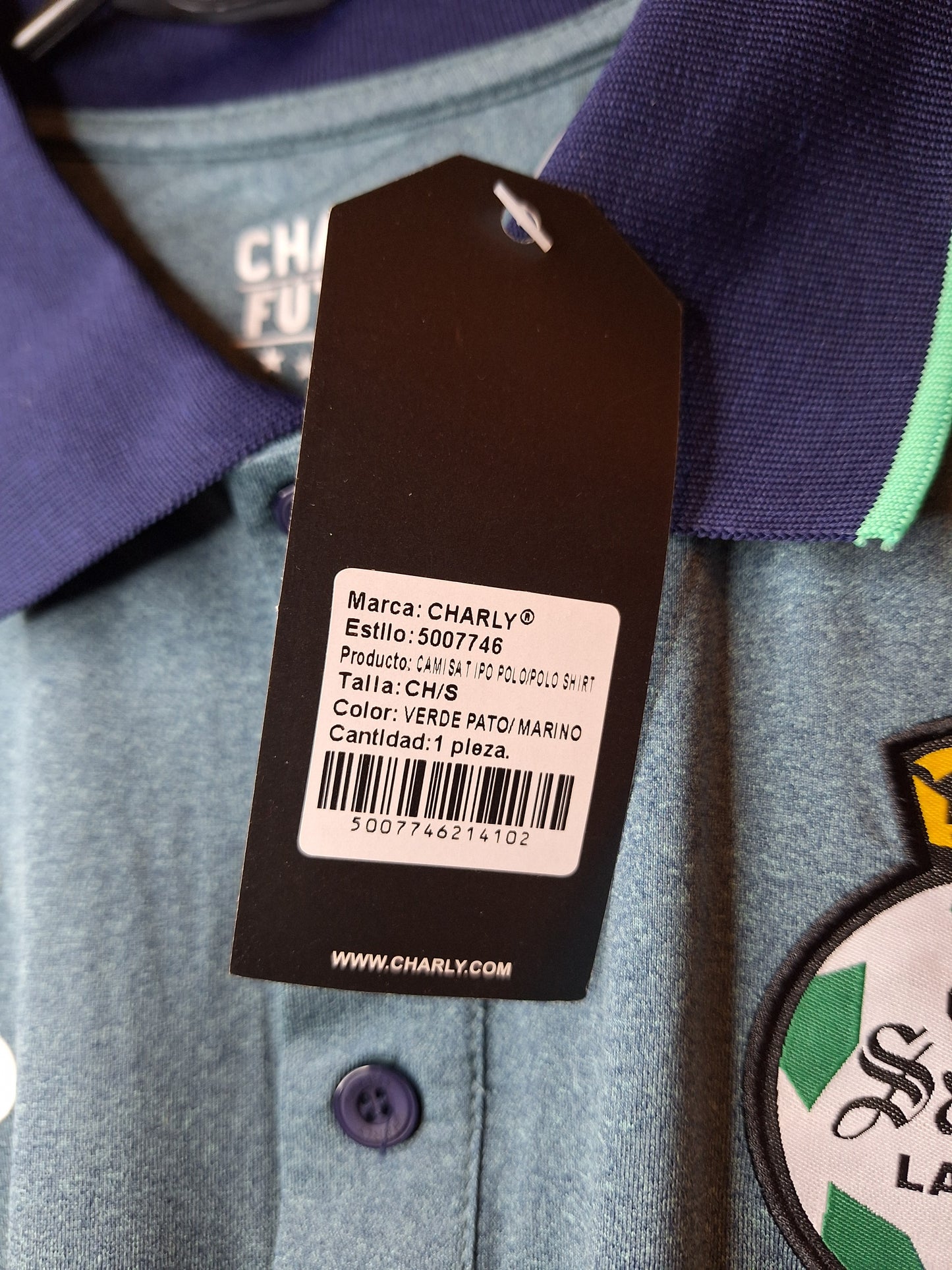 Tricou polo de antrenament/prezentare/casual Santos Laguna, S/M