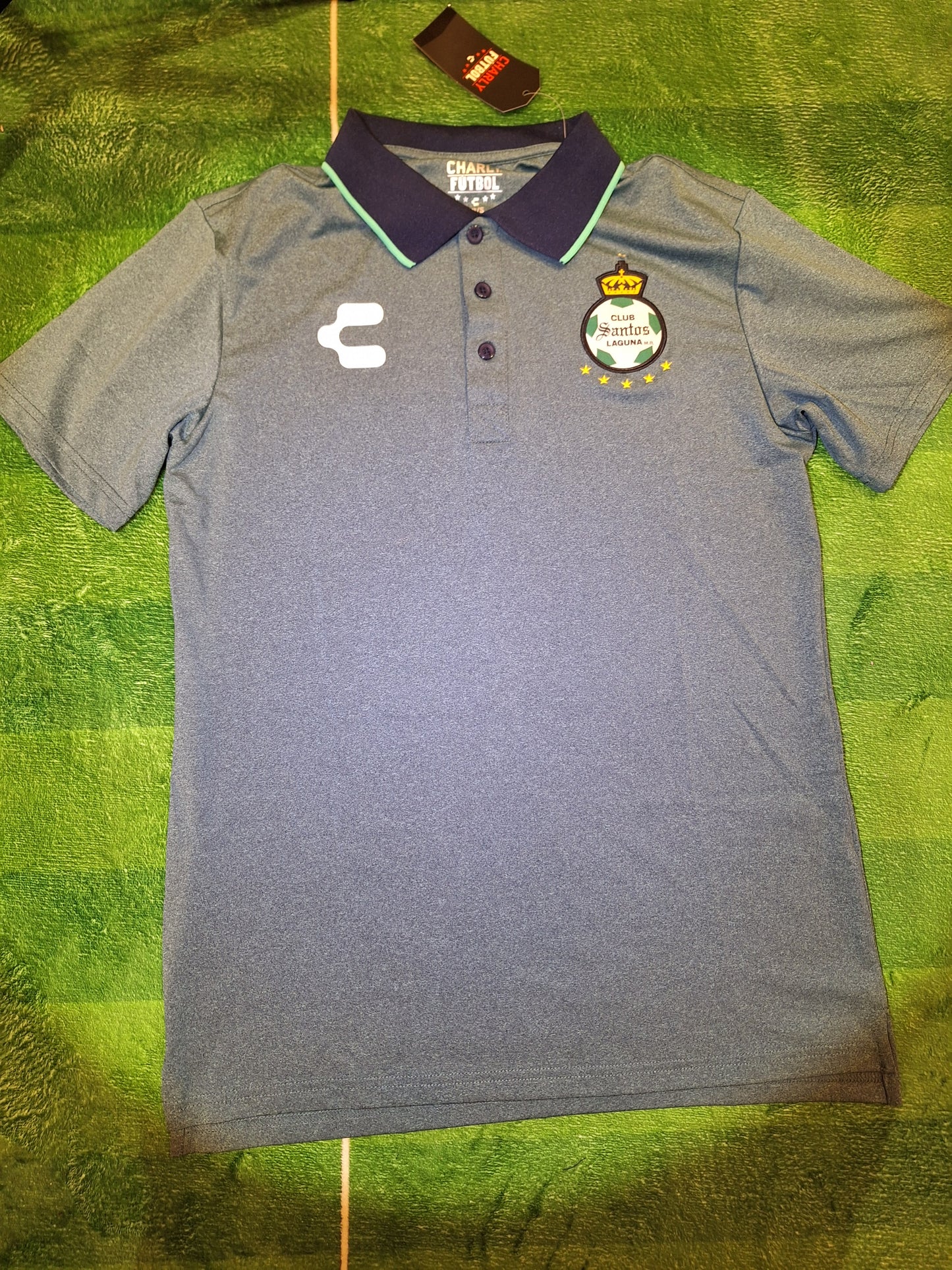 Tricou polo de antrenament/prezentare/casual Santos Laguna, S/M