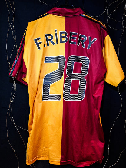 Tricou fotbal Galatasaray 2005-2006, model centenar, Frank Ribery 28, M/L