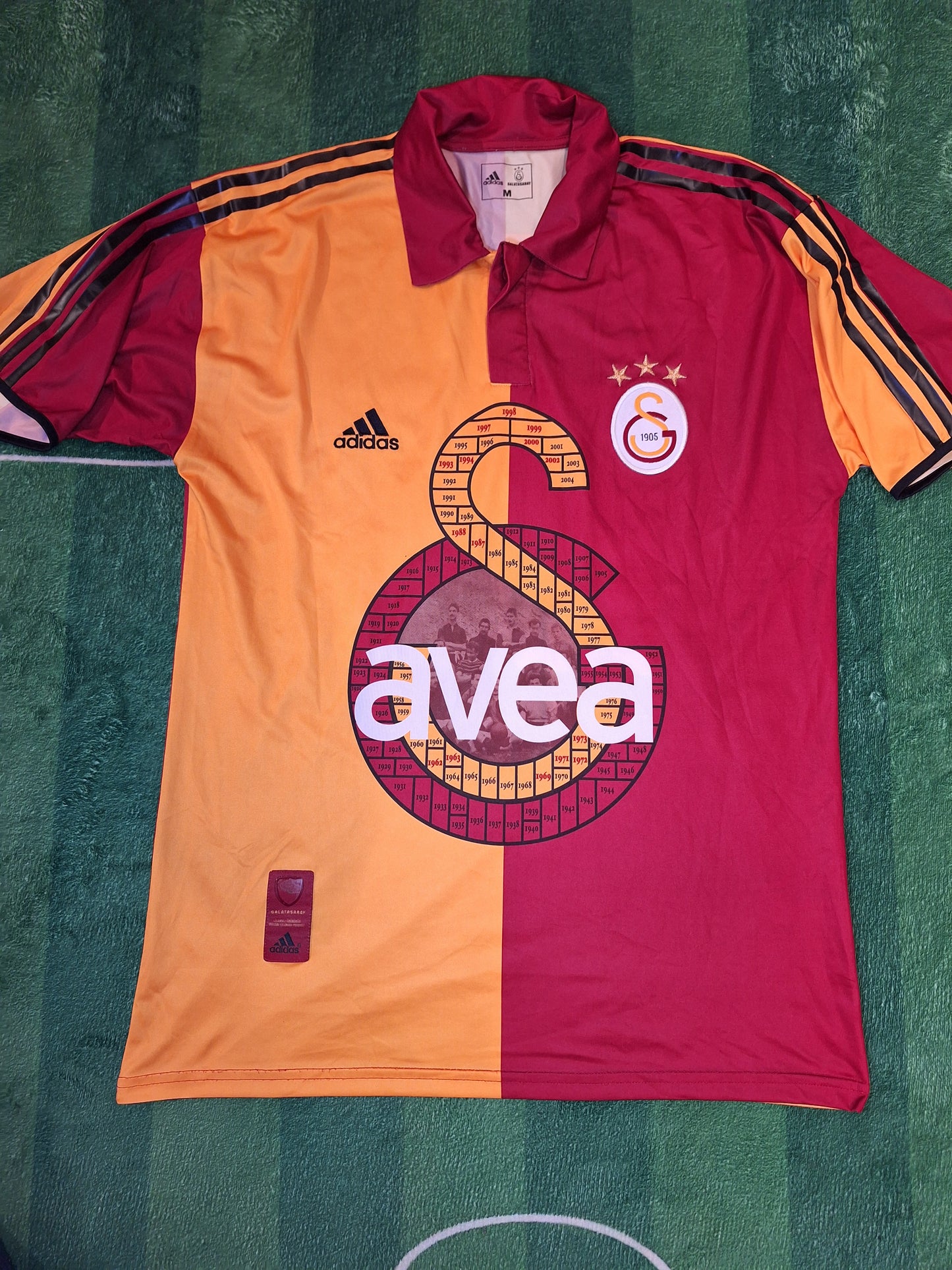 Tricou fotbal Galatasaray 2005-2006, model centenar, Frank Ribery 28, M/L