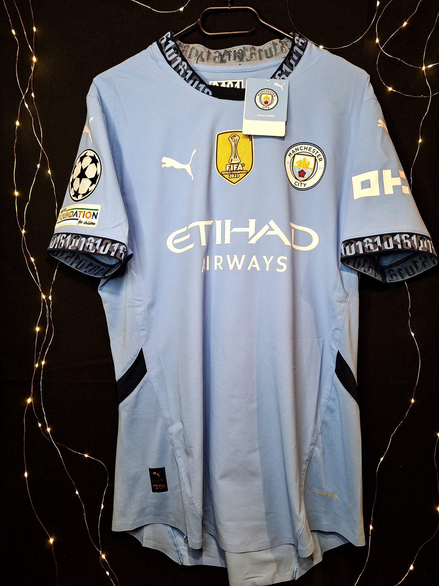 Tricou fotbal Manchester City, Haaland 9, player issue, L
