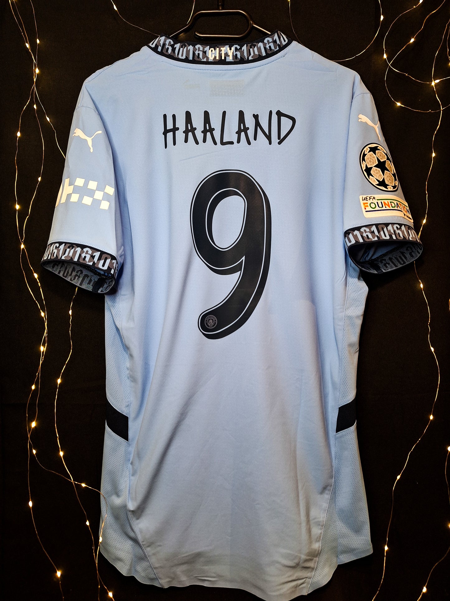 Tricou fotbal Manchester City, Haaland 9, player issue, L