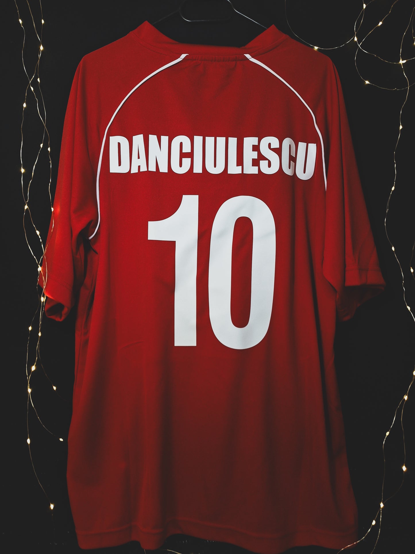 Tricou fotbal + șort Dinamo Bucuresti, Danciulescu 10, XL