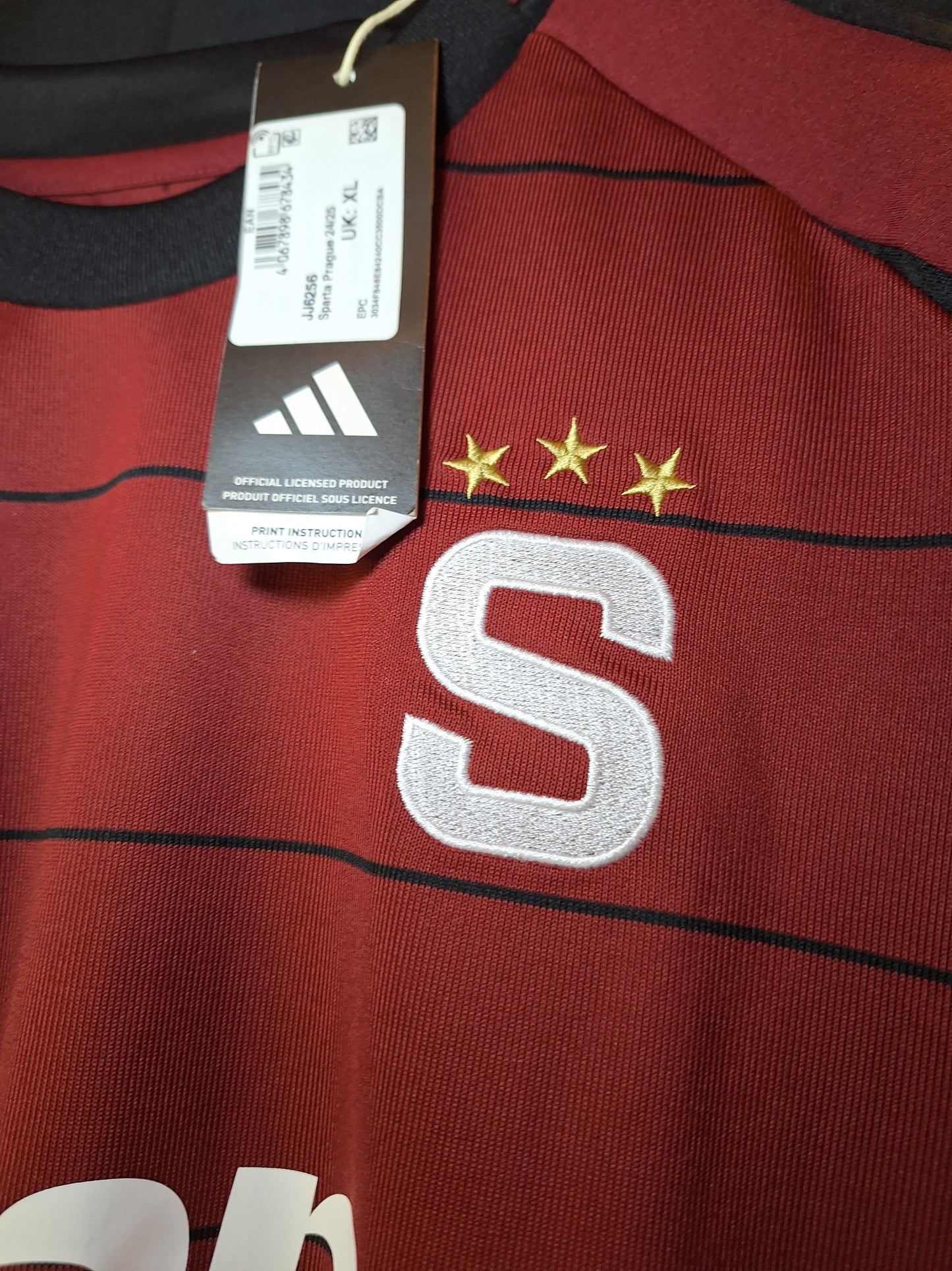 Tricou fotbal Sparta Praga 2024-2026, Albion Rrahmani 9, XL