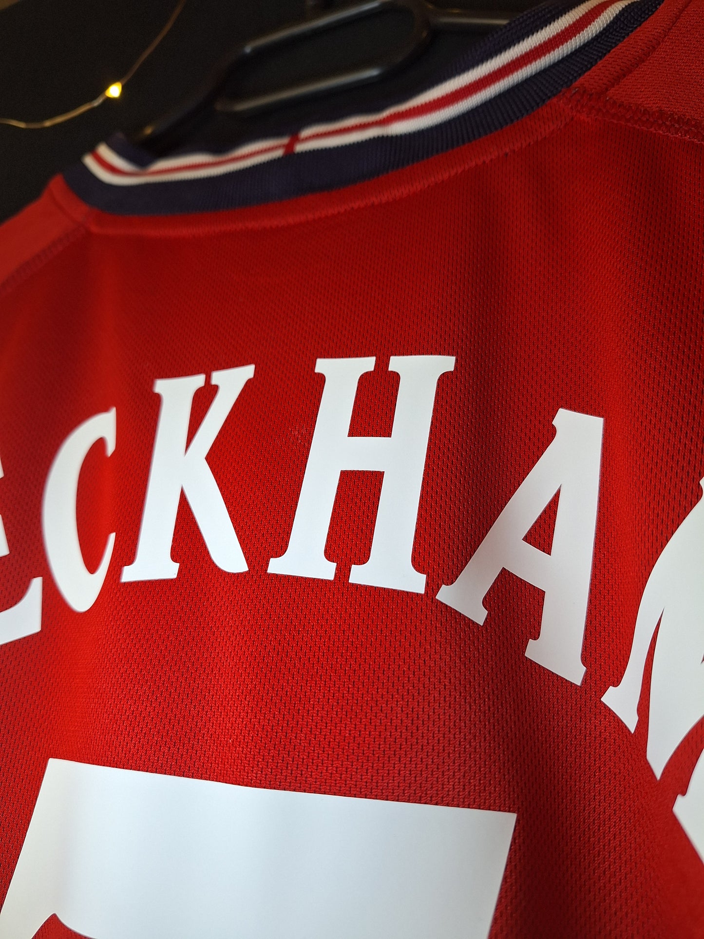 Tricou fotbal Anglia away 2002, Beckham 7, XL