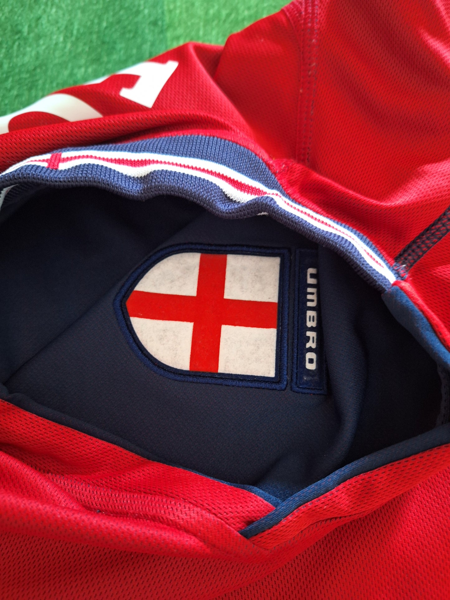 Tricou fotbal Anglia away 2002, Beckham 7, XL