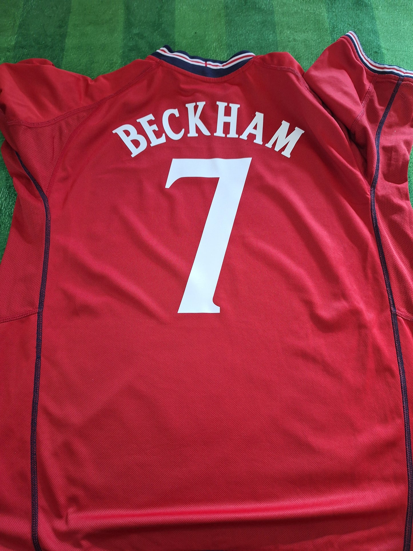Tricou fotbal Anglia away 2002, Beckham 7, XL