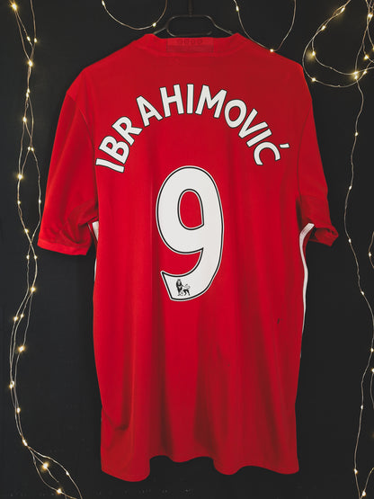Tricou de fotbal Manchester United 2016-2017, Ibrahimovic 9, L