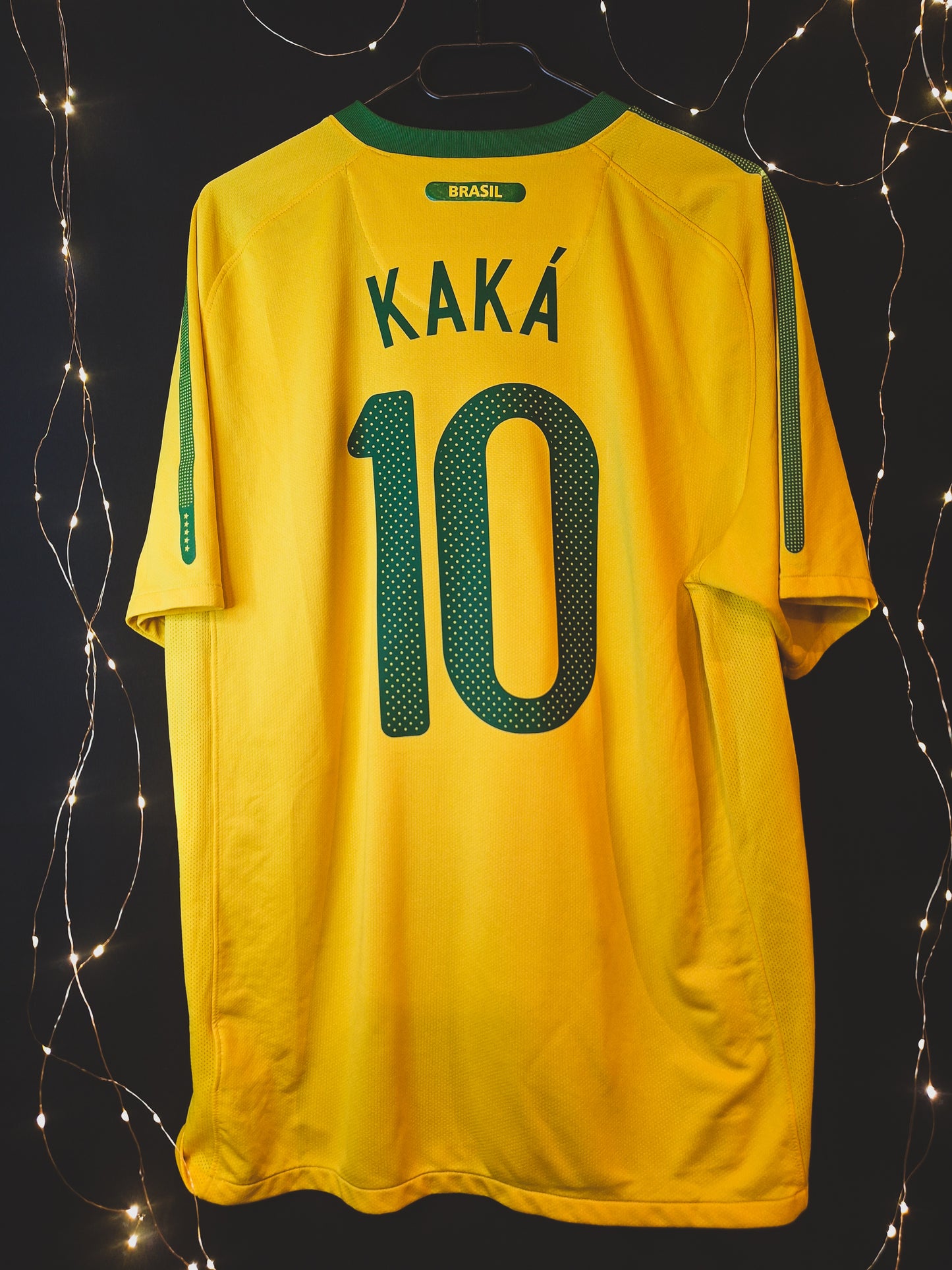 Tricou fotbal Brazilia 2010 home, Kaka 10, L