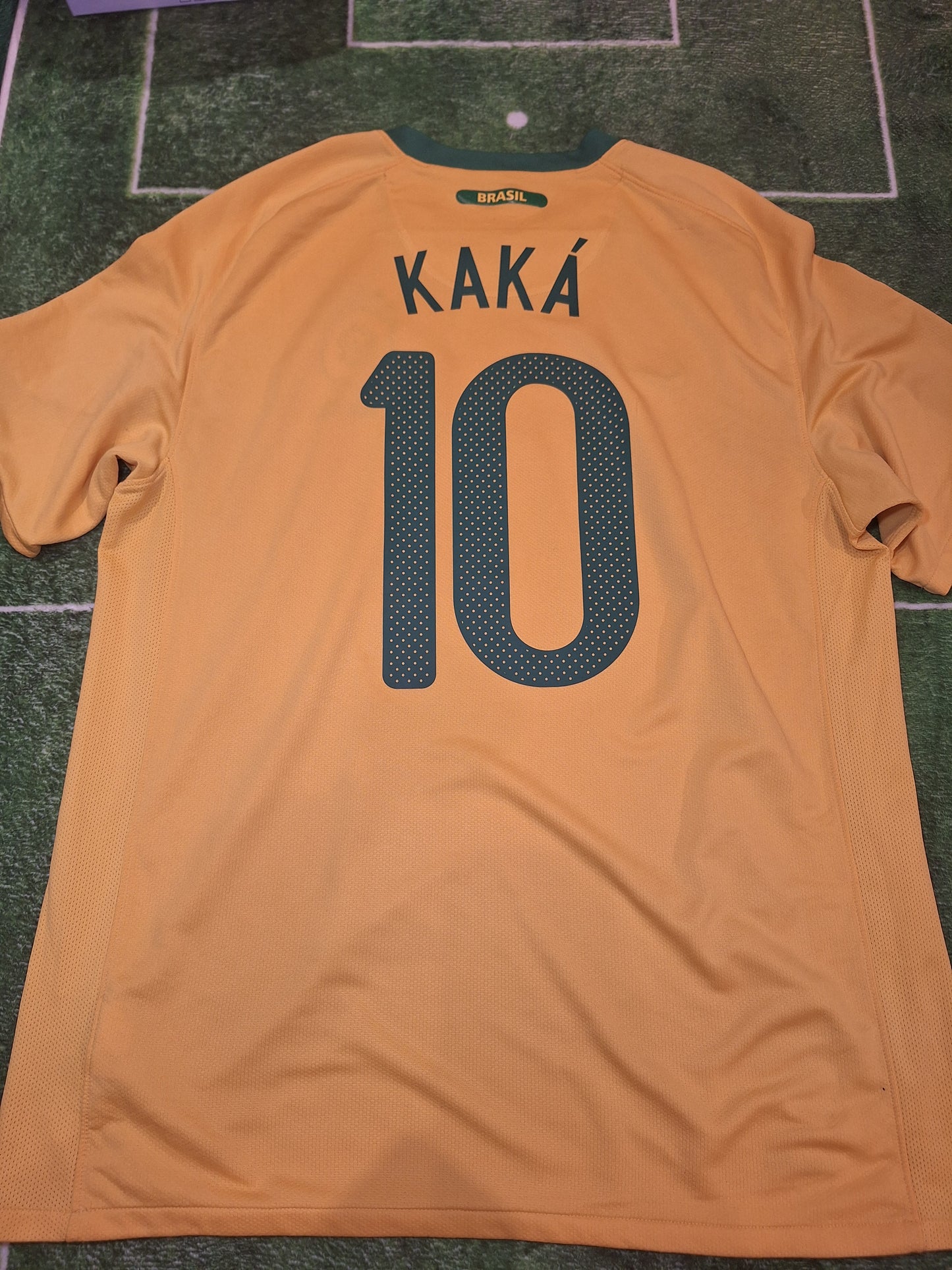Tricou fotbal Brazilia 2010 home, Kaka 10, L