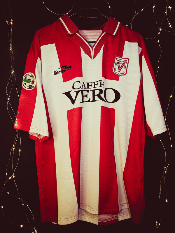 Tricou fotbal Vicenza Calcio 2004-2005 fotbal player issue/match worn, Paganin 19, XL