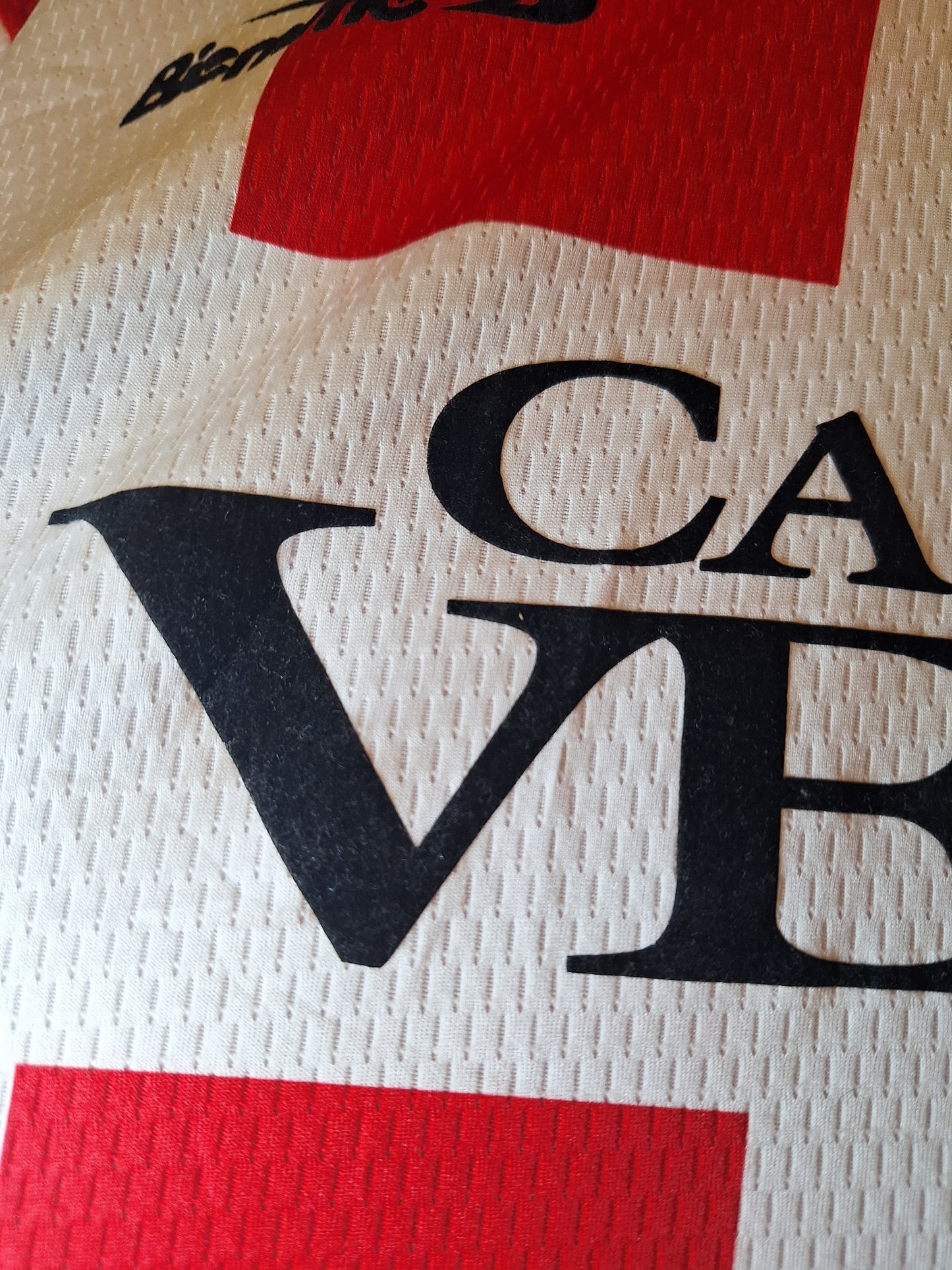 Tricou fotbal Vicenza Calcio 2004-2005 fotbal player issue/match worn, Paganin 19, XL